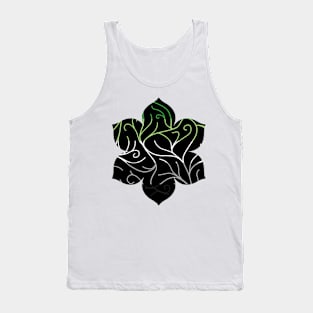 Black Velvet, Aromantic Flag Vines Tank Top